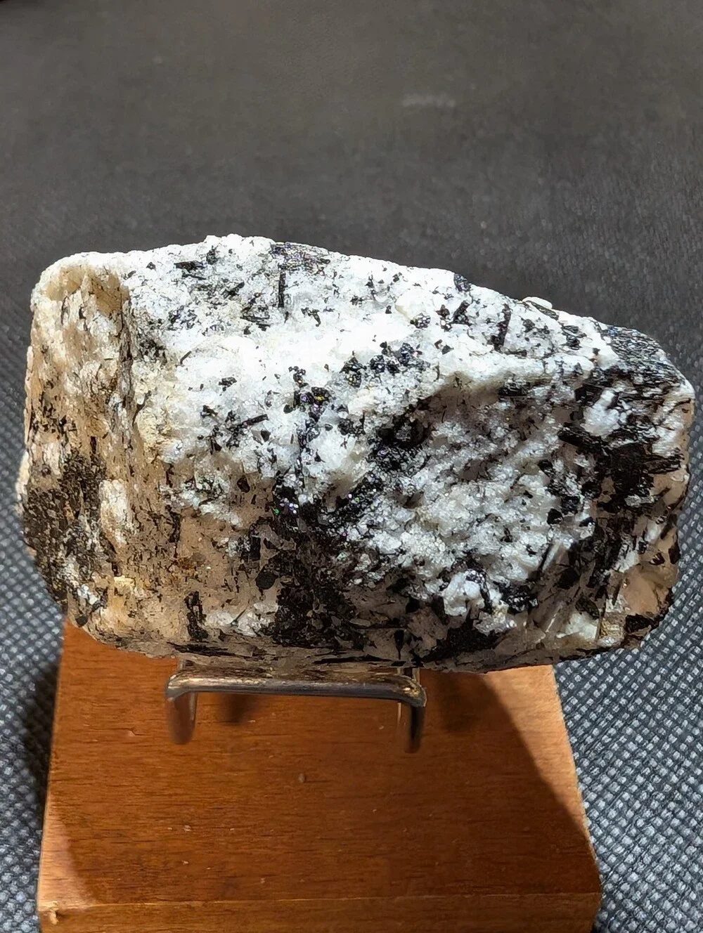 Raw Black Tourmaline In Quartz Specimen